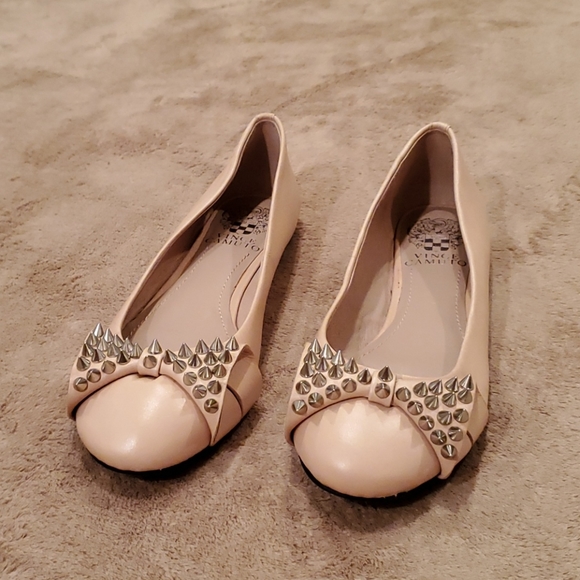 Vince Camuto Shoes - VINCE CAMUTO women's nude ballerina flats